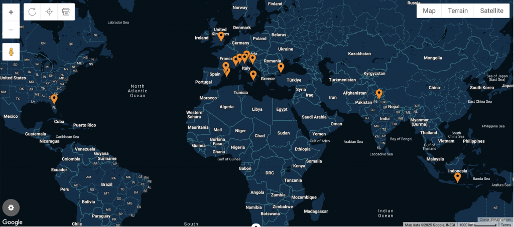 our research in the world